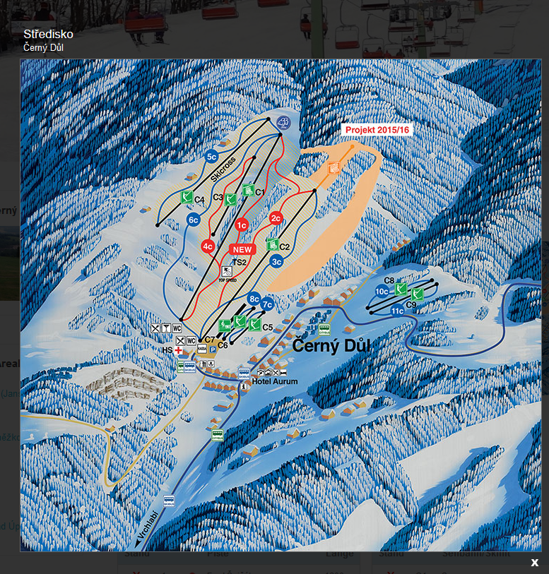 Skikaart Cerny Dul