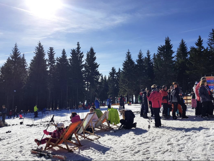 Die Sonne in Harrachov