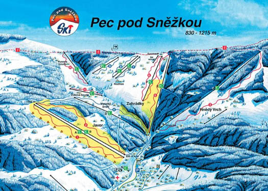 Skikaart Pec pod Snezkou