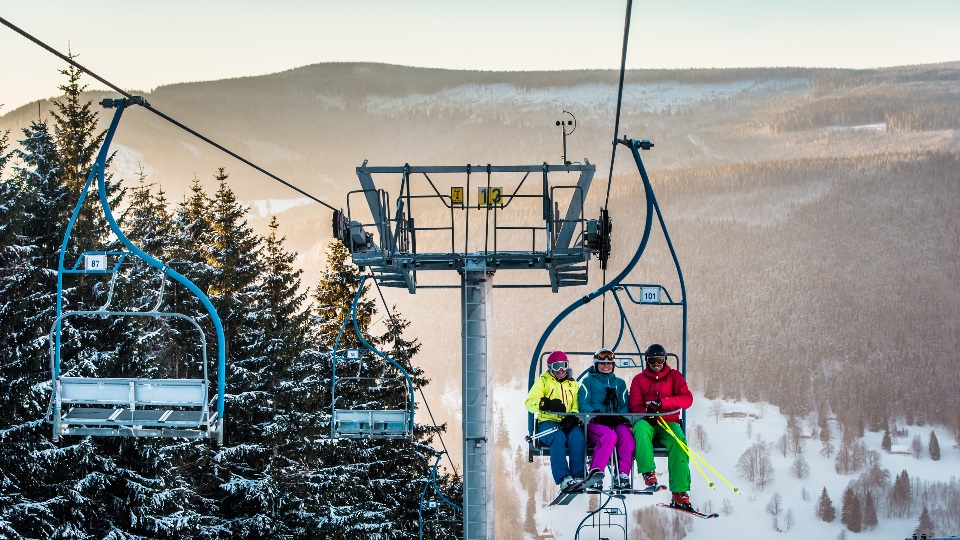 Skifahren in Velká Úpa